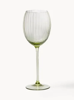 Set de copas de vino blanco artesanales Lyon, 2 uds.