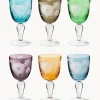 Set de copas de vino Peony, 6 uds.