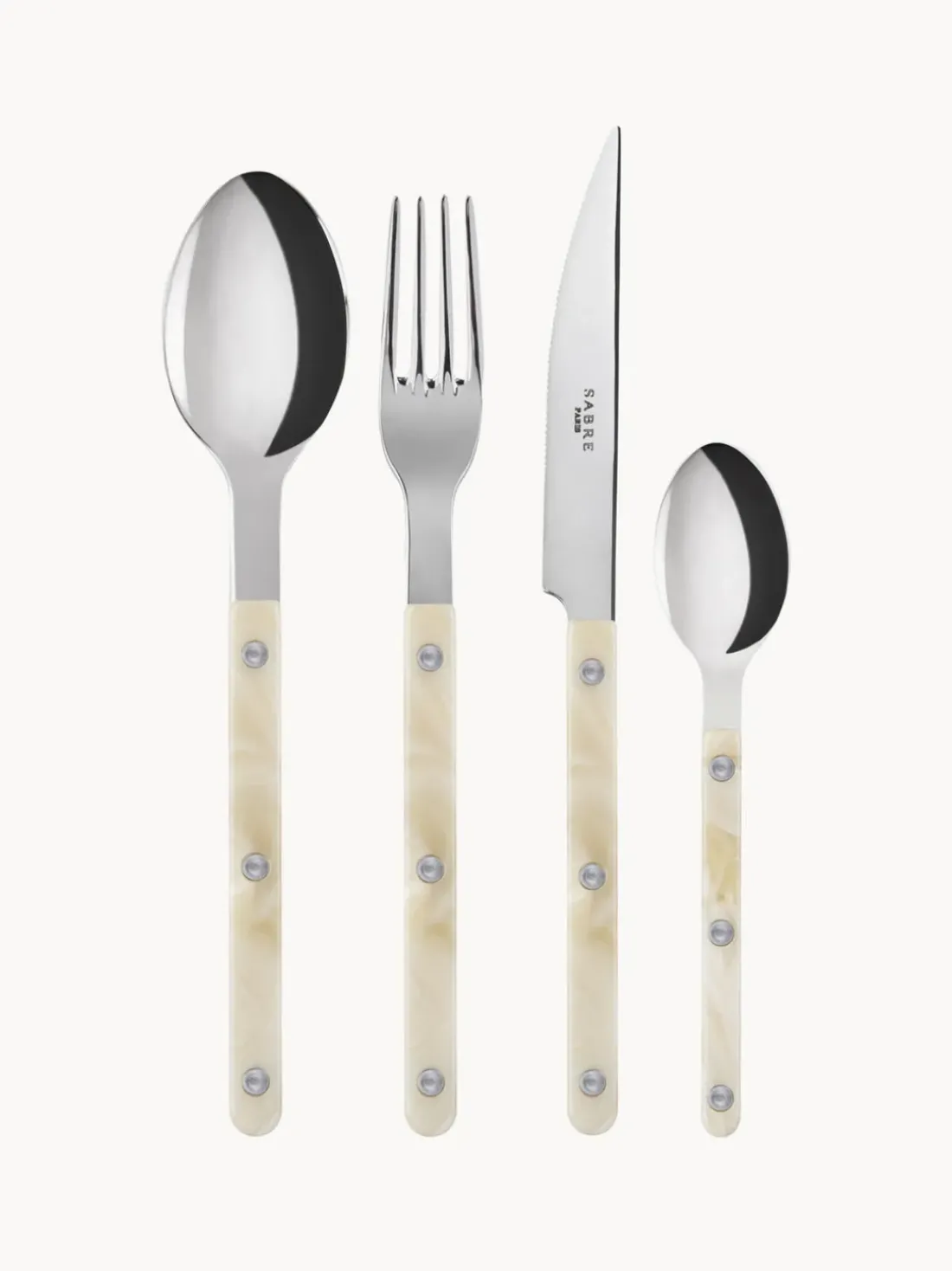 Set de cubiertos de acero inoxidable Bistrot, tamaños diferentes