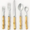 Set de cubiertos pulido a mano Bamboo, 1 comensal (5 pzas.)