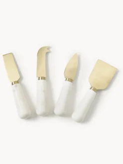 Set de cuchillos de queso de mármol Agata, 4 uds.