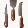 Set de cuchillos para queso de madera Astrid, 3 pzas.