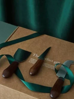 Set de cuchillos para queso de madera Astrid, 3 pzas.