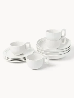 Set de desayuno artesanal Stevns, 4 comensales (12 pzas.)