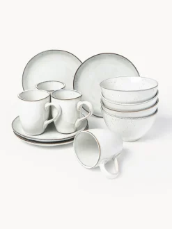 Set de desayuno Nordic Sand, 4 comensales (12 pzas.)