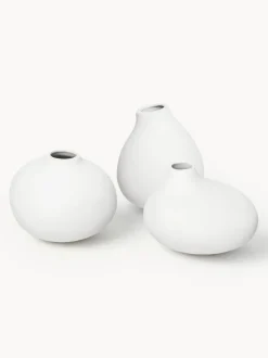 Set de jarrones pequeños de porcelana Nona, 3 uds.