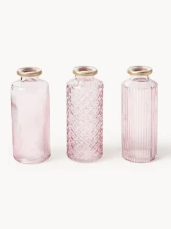 Set de jarrones pequeños de vidrio Adore, 3 uds.