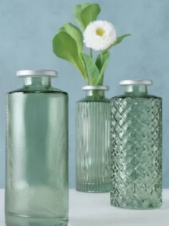 Set de jarrones pequeños de vidrio Adore, 3 uds.