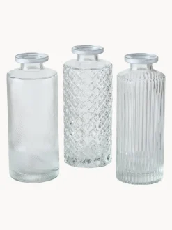 Set de jarrones pequeños de vidrio Adore, 3 uds.