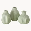 Set de jarrones pequeños en porcelana Esko, 3 uds.