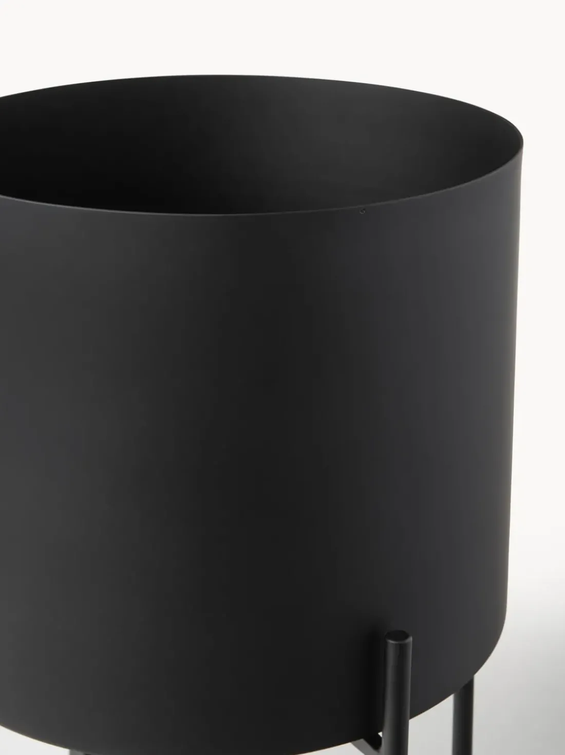 Set de maceteros de metal Mina, 2 uds.