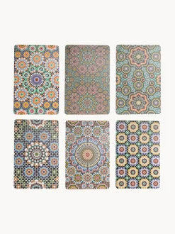 Set de manteles individuales doble cara de plástico Marrakesch, 6 pzas.