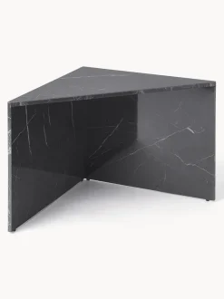 Set de mesas de centro en look mármol Vilma, 2 uds.