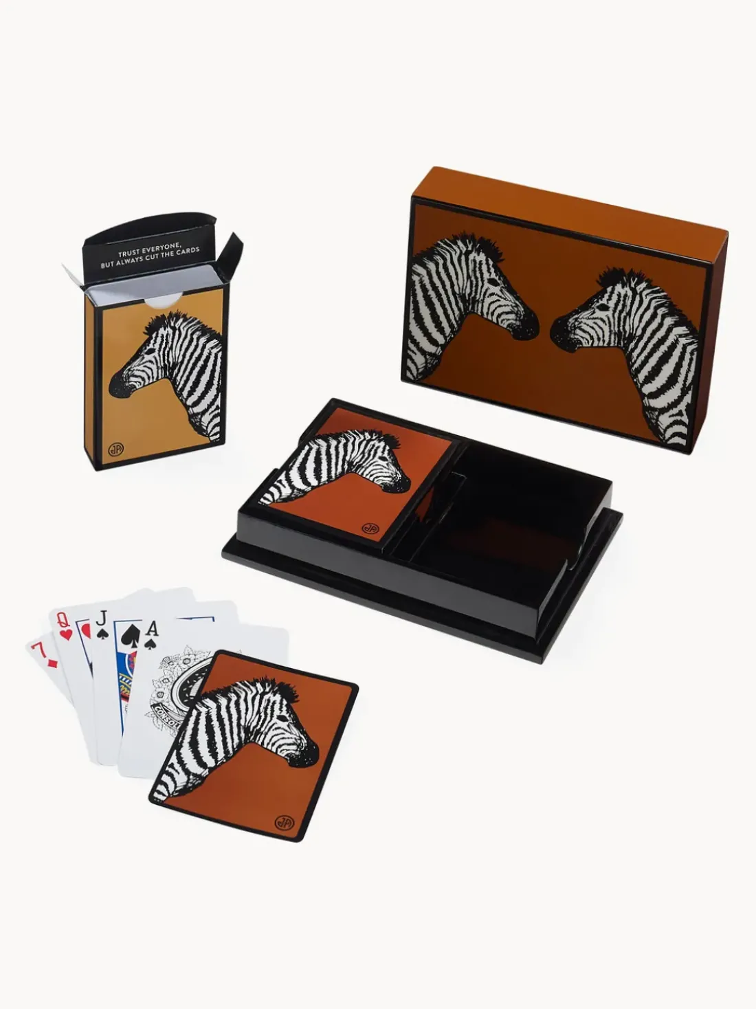 Set de naipes Zebra