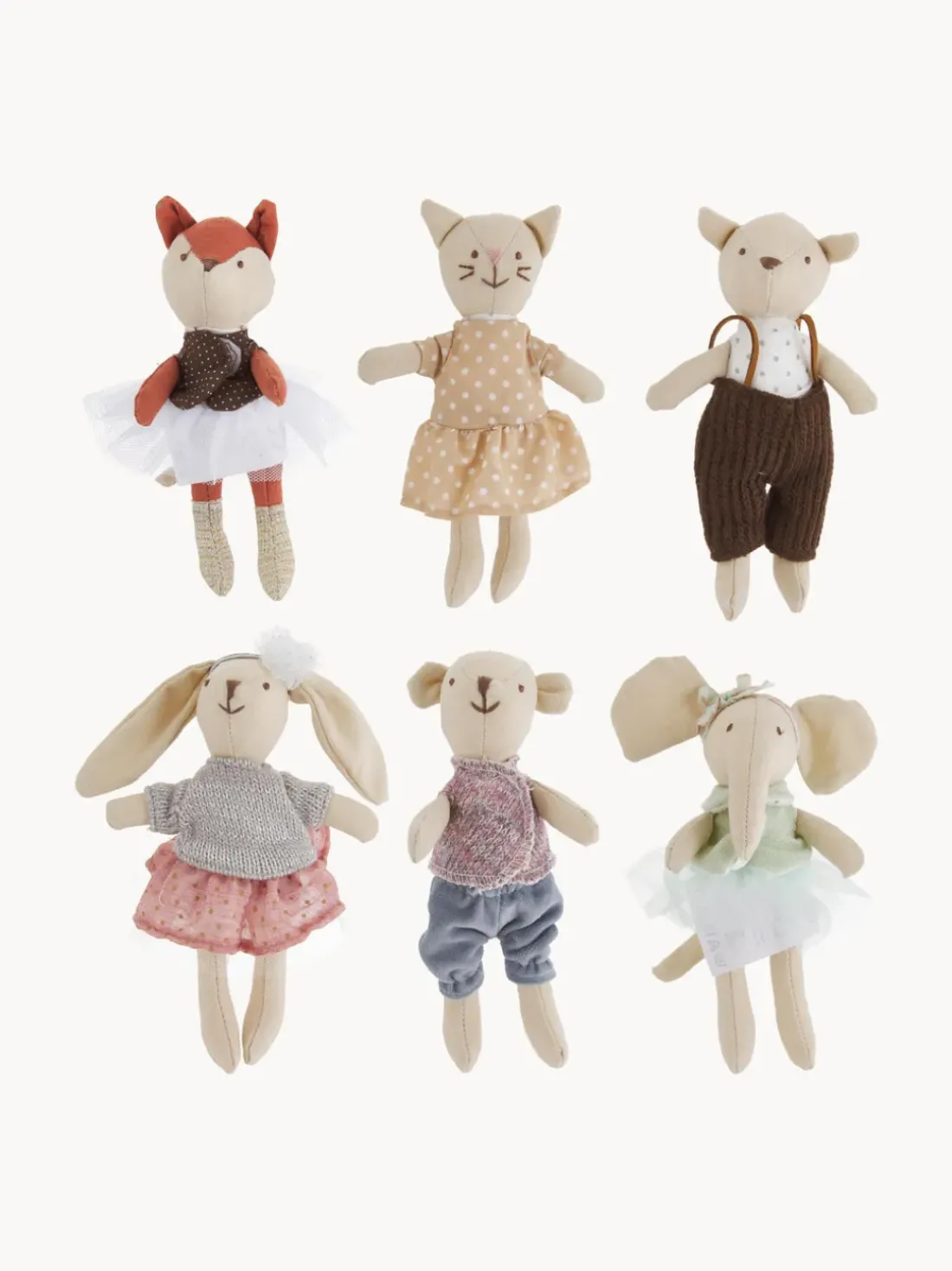 Set de peluches Friends, 6 uds.
