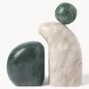 Set de piezas decorativas de mármol Nati, 2 pzas.