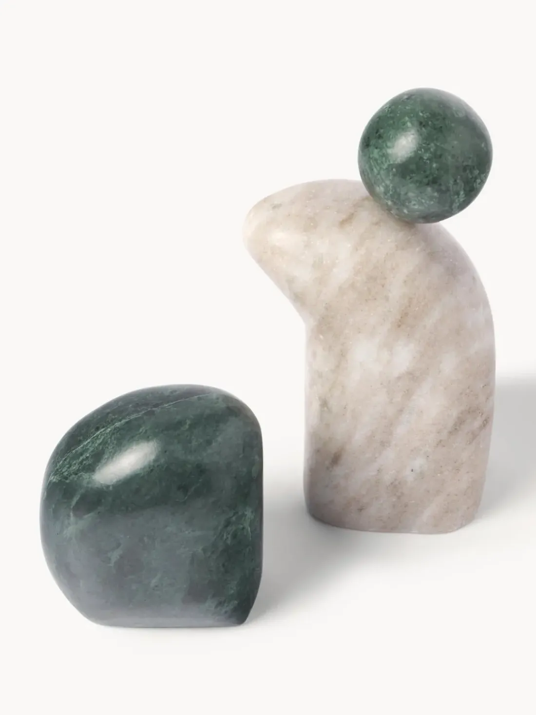 Set de piezas decorativas de mármol Nati, 2 pzas.