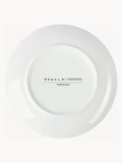 Set de platos postre de porcelana de diseño Carol, 4 uds.