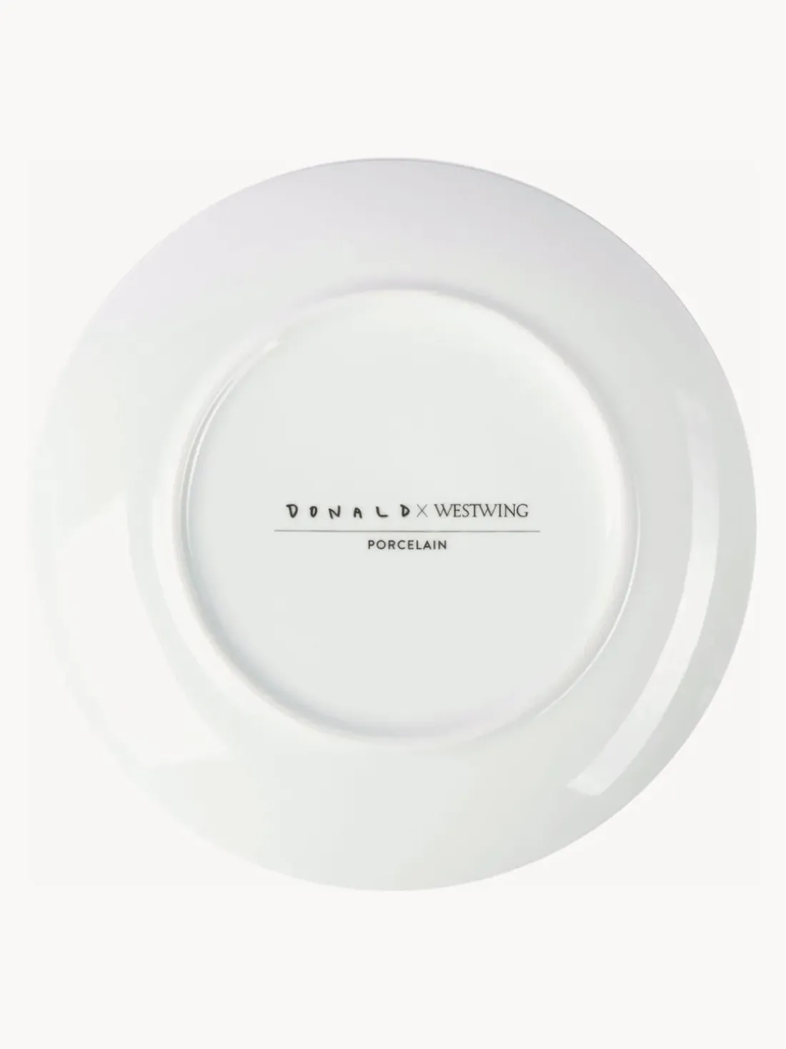 Set de platos postre de porcelana de diseño Carol, 4 uds.