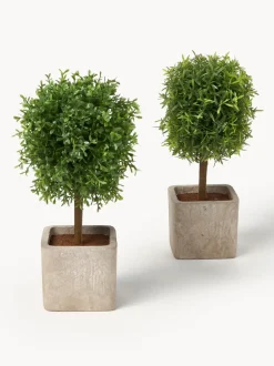 Set de árboles artificiales artesanales Moni, 2 uds.
