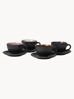 Set de tazas con platito Etsy, 4 uds.