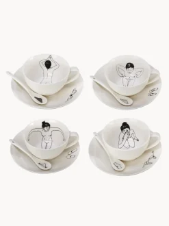 Set de tazas de café artesanales Undressed, 4 uds.