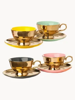 Set de tazas de café con platitos Legacy, 4 uds.