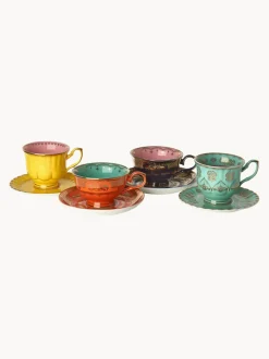 Set de tazas de té con platitos Grandma, 4 uds.