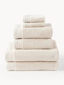 Set de toallas de algodón ecológico Premium, tamaños diferentes