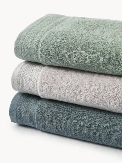 Set de toallas de algodón ecológico Premium, tamaños diferentes