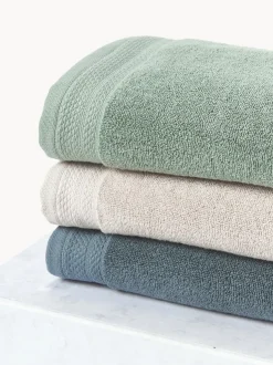 Set de toallas de algodón ecológico Premium, tamaños diferentes