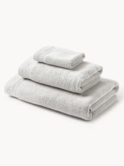 Set de toallas de algodón ecológico Premium, tamaños diferentes