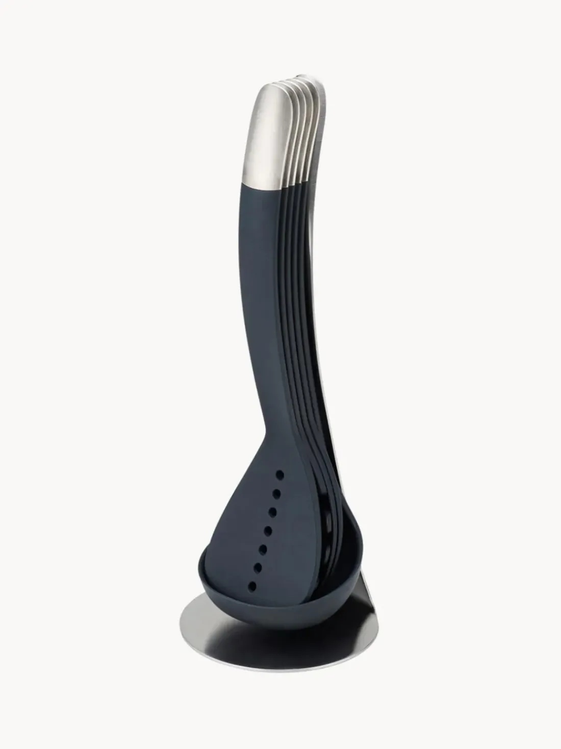 Set de utensilios de cocina con soporte Nest, 6 pzas.