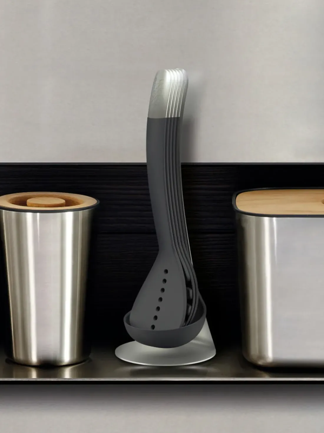 Set de utensilios de cocina con soporte Nest, 6 pzas.