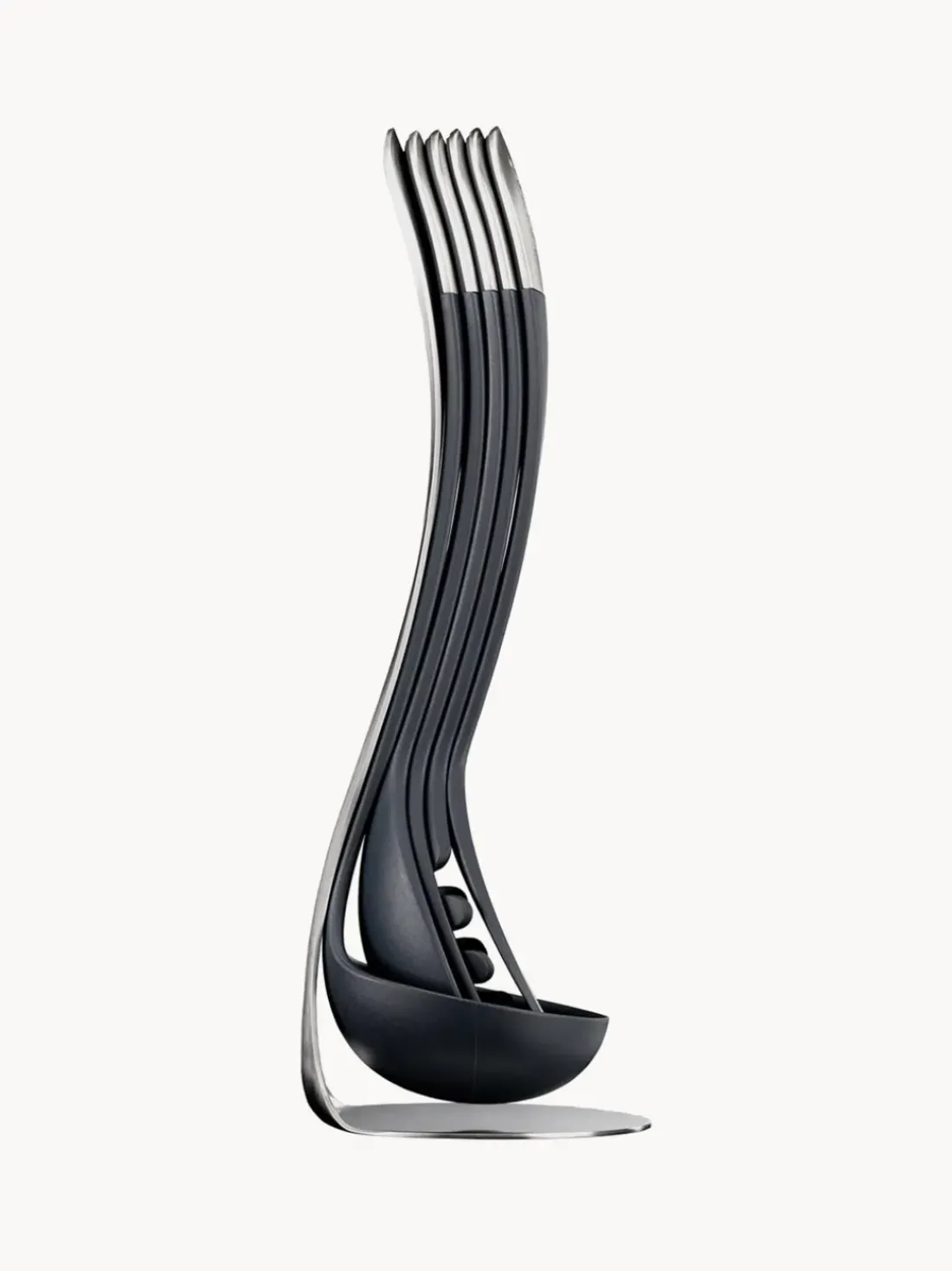 Set de utensilios de cocina con soporte Nest, 6 pzas.