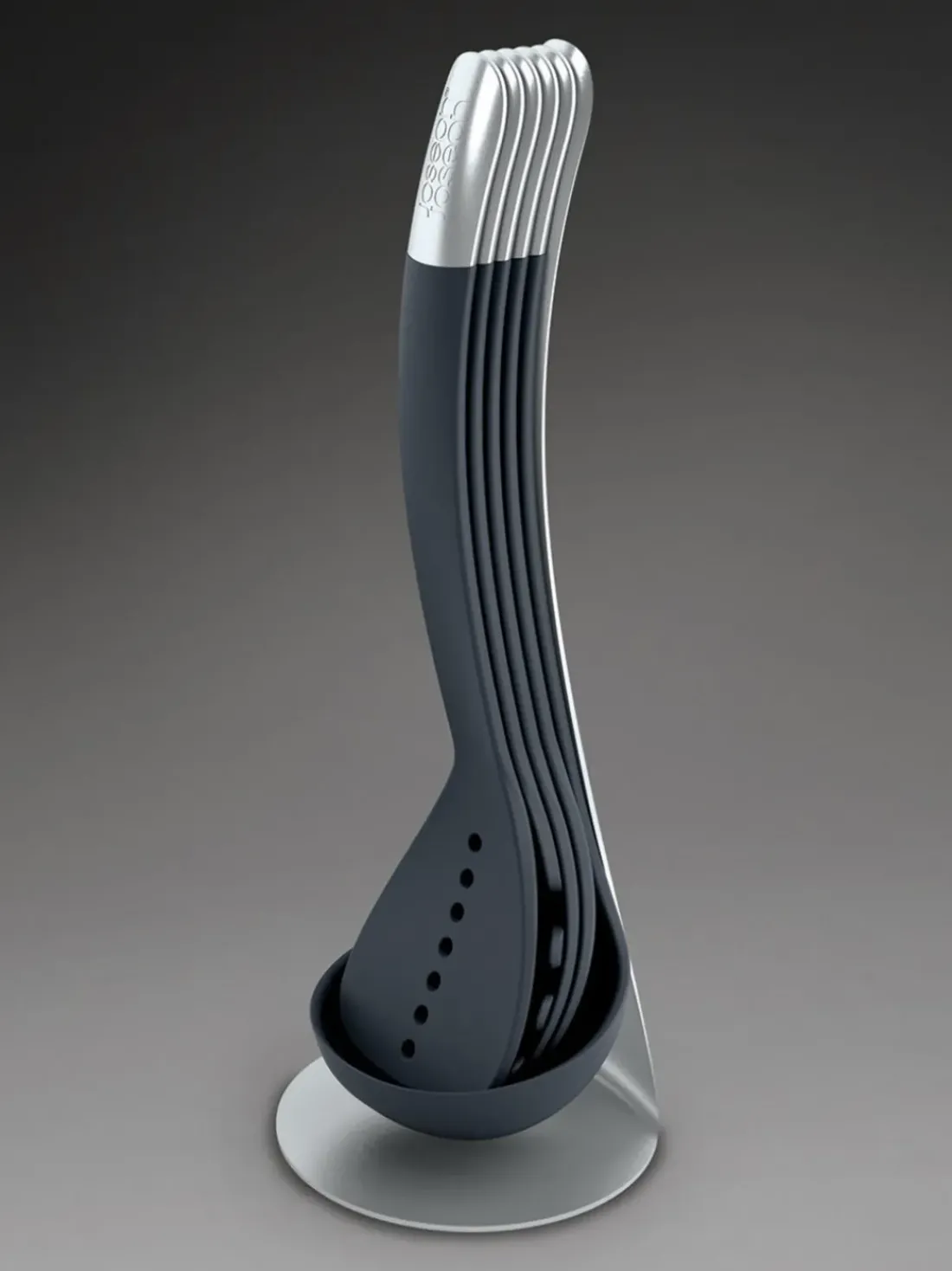 Set de utensilios de cocina con soporte Nest, 6 pzas.