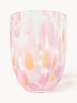 Set de vasos soplados Big Confetti, 6 uds.