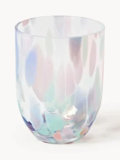 Set de vasos soplados Big Confetti, 6 uds.