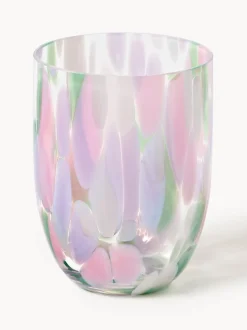 Set de vasos soplados Big Confetti, 6 uds.