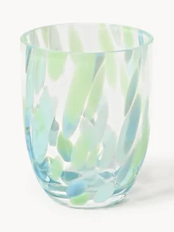 Set de vasos soplados Big Confetti, 6 uds.