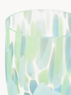Set de vasos soplados Big Confetti, 6 uds.