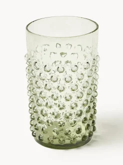 Set de vasos soplaos Hobnail, 6 uds.