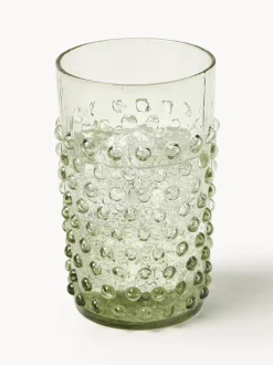 Set de vasos soplaos Hobnail, 6 uds.