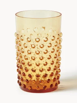 Set de vasos soplaos Hobnail, 6 uds.