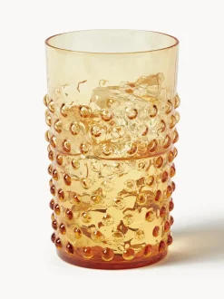 Set de vasos soplaos Hobnail, 6 uds.