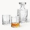 Set de whisky con relieve de cristal George, 3 pzas.