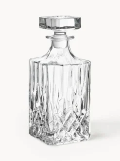 Set de whisky con relieve de cristal George, 3 pzas.