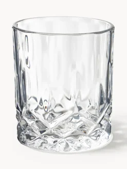 Set de whisky con relieve de cristal George, 3 pzas.