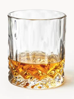 Set de whisky con relieve de cristal George, 3 pzas.