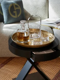 Set de whisky de cristal Corelli, 3 pzas.